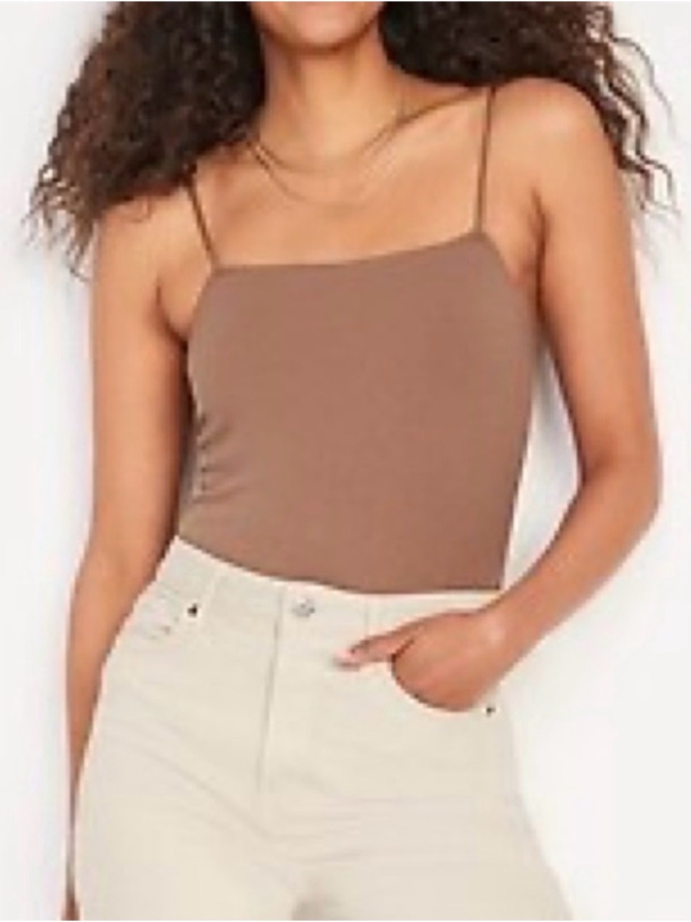 Old Navy Fitted Cami Rib-Knit Bodysuit